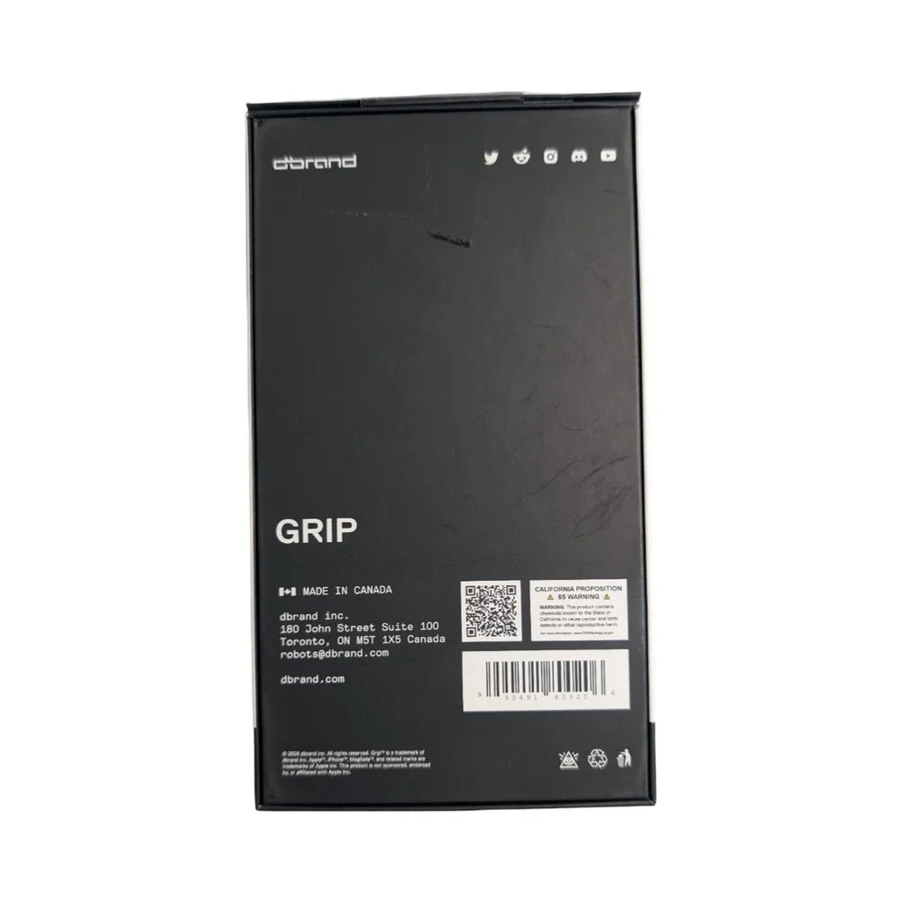 R5-O‎ dbrand Grip Case with MagSafe for Apple iPhone 17 Pro - Black